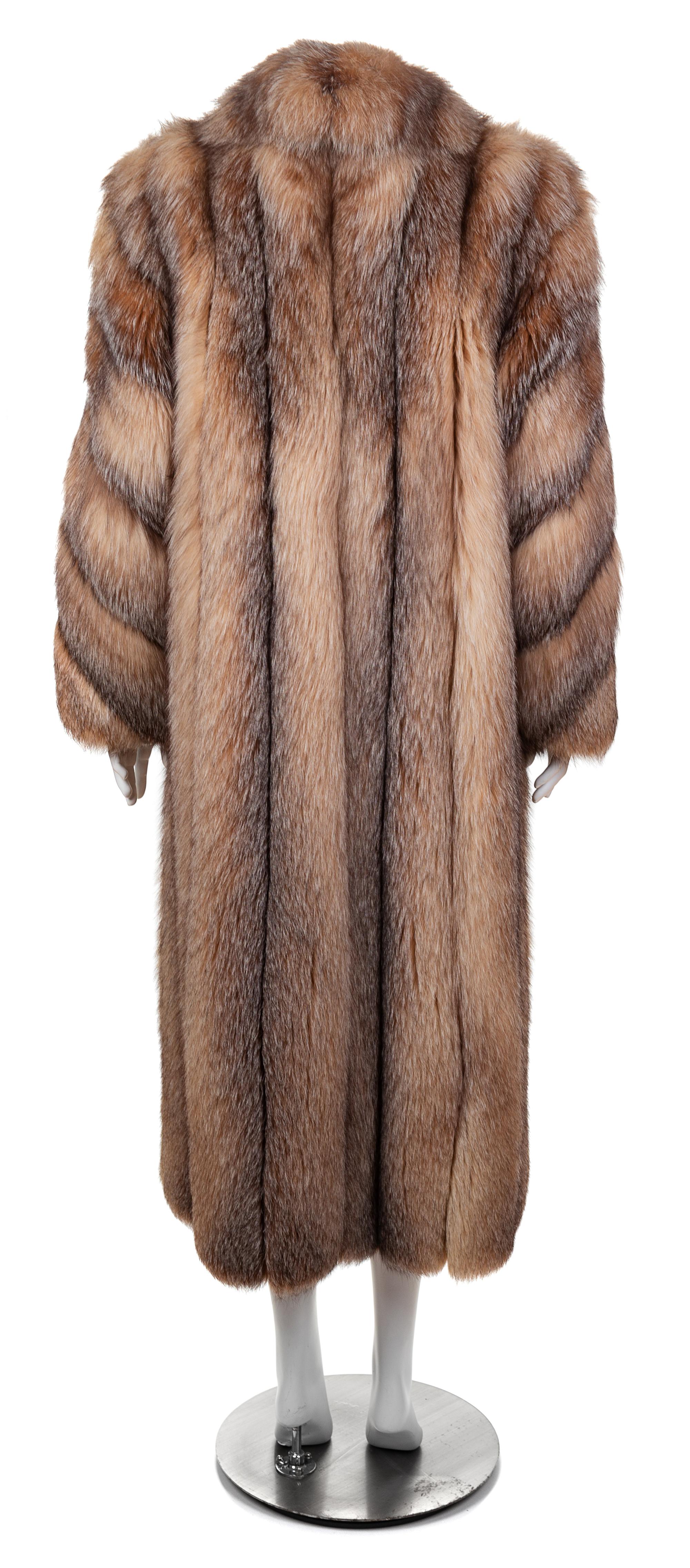 A Crystal Fox Coat, No size.