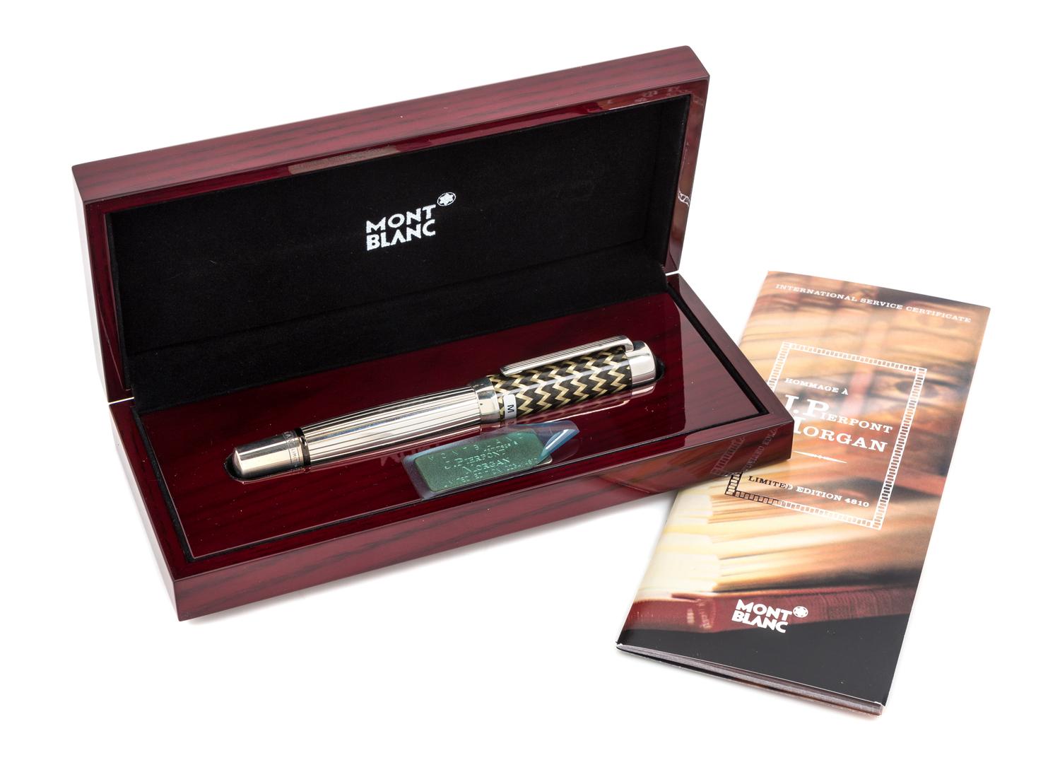 A Montblanc J. P. Morgan Limited Edition Fountain Pen