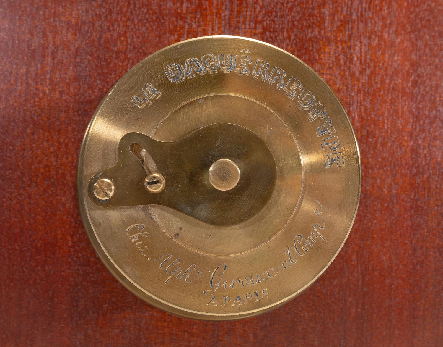 [CAMERAS]. Full scale replica 1839 Giroux daguerreotype camera by Robert Lisle, 1991.