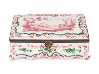 A French Faience Table Casket