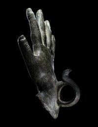 A Roman Bronze Hand with Greek Inscription