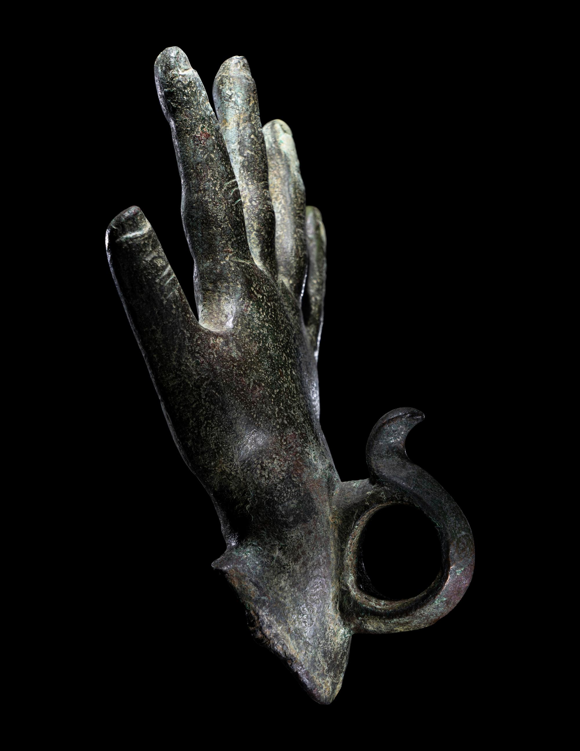 A Roman Bronze Hand with Greek Inscription