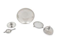A Collection of Four S. Kirk and Son Silver Table Articles
