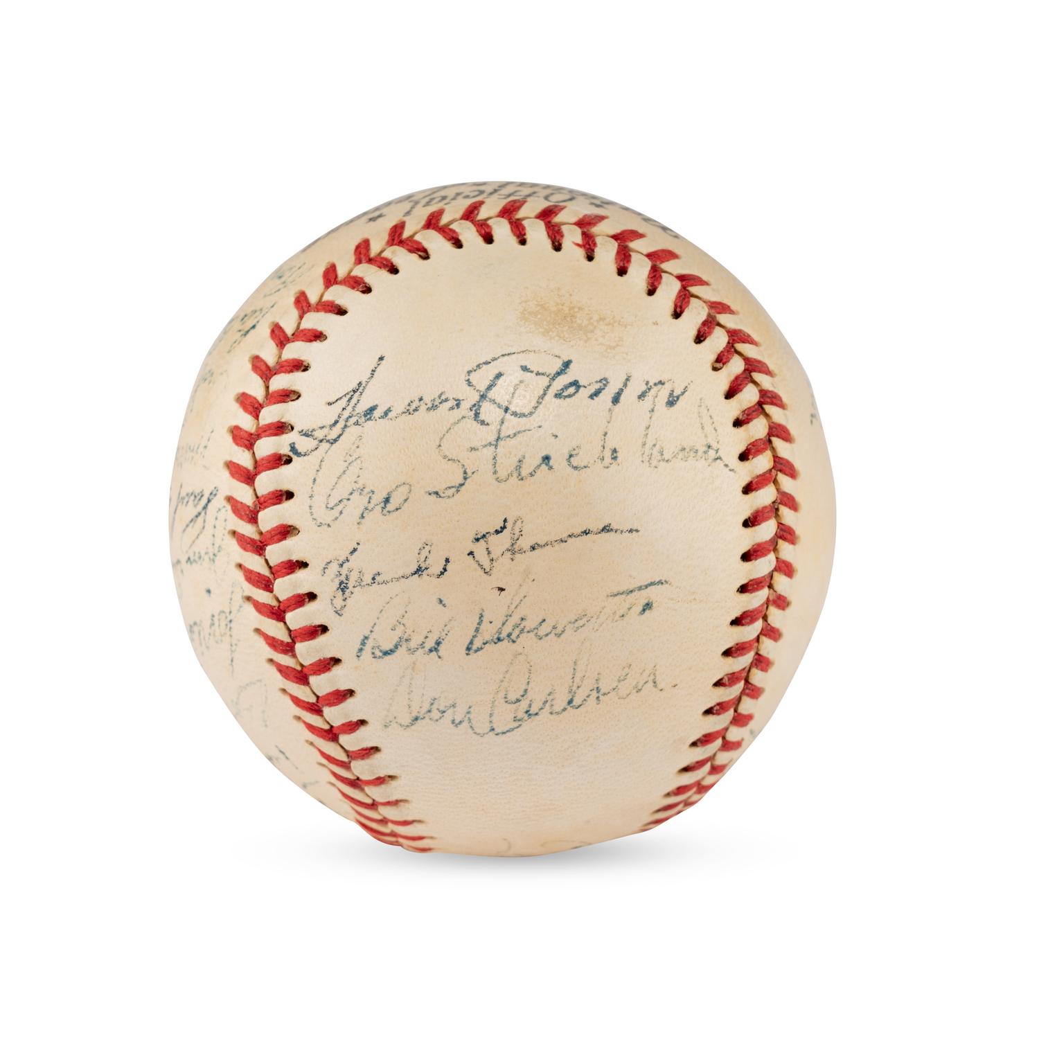 A 1952 Pittsburgh Pirates Team Signed Autograph Baseball