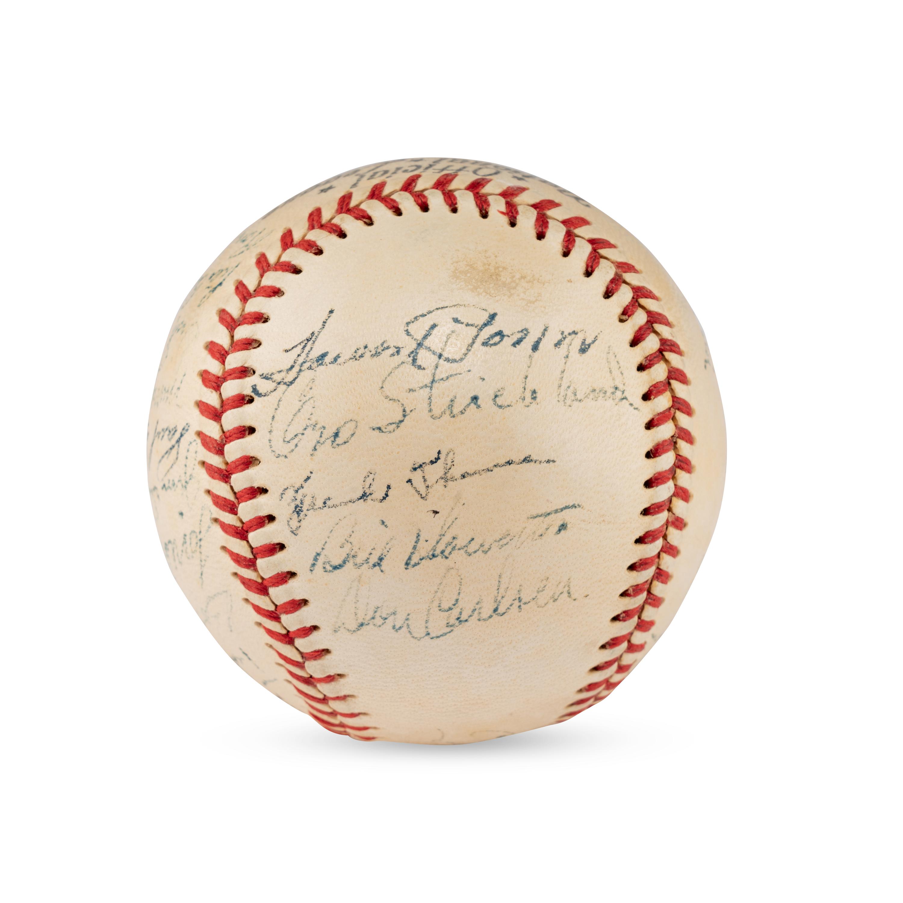 A 1952 Pittsburgh Pirates Team Signed Autograph Baseball