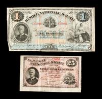 Haitian Une Pisastre, 19th Century and Twenty-five Centimes