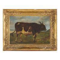 European School, 19th Century — Cow