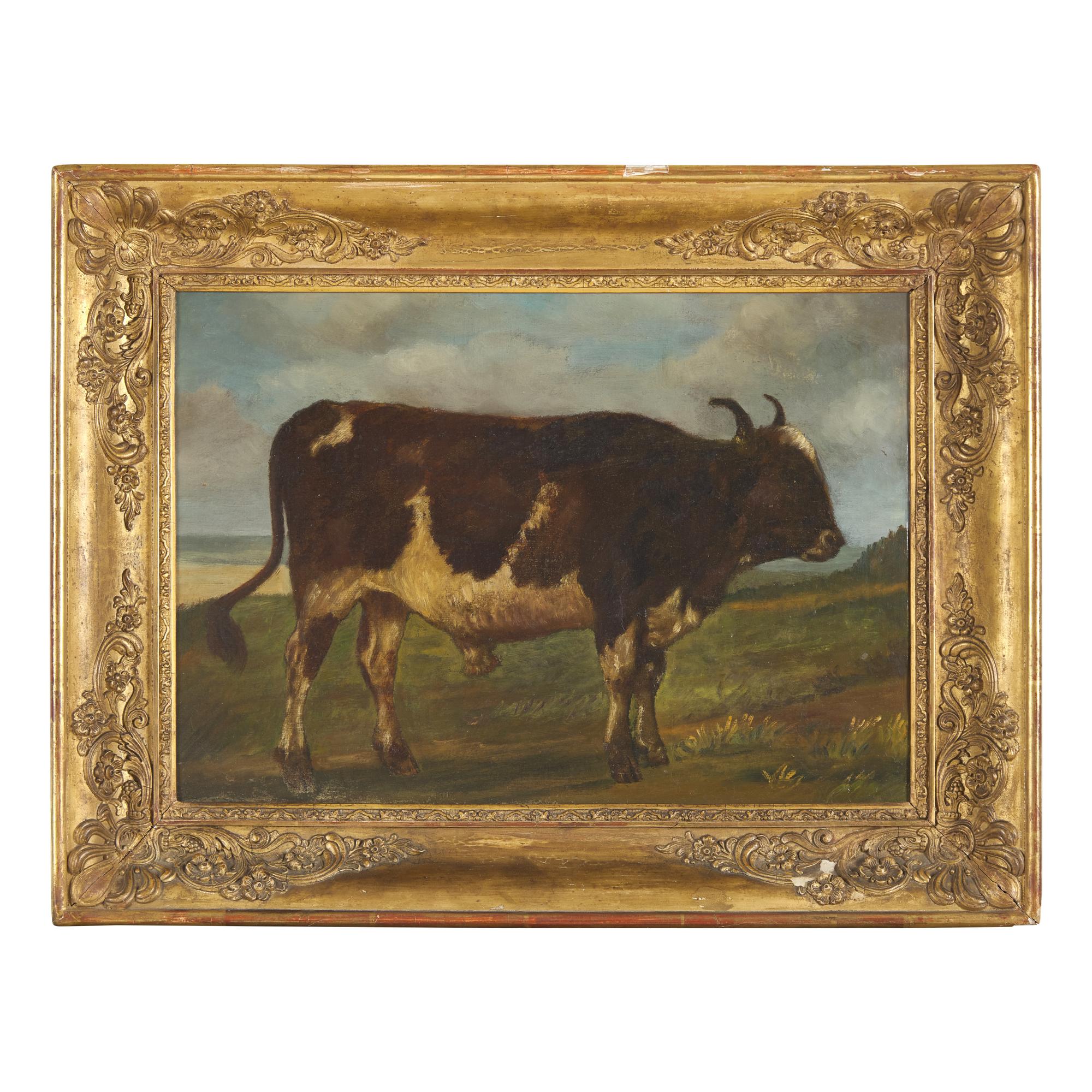 European School, 19th Century — Cow