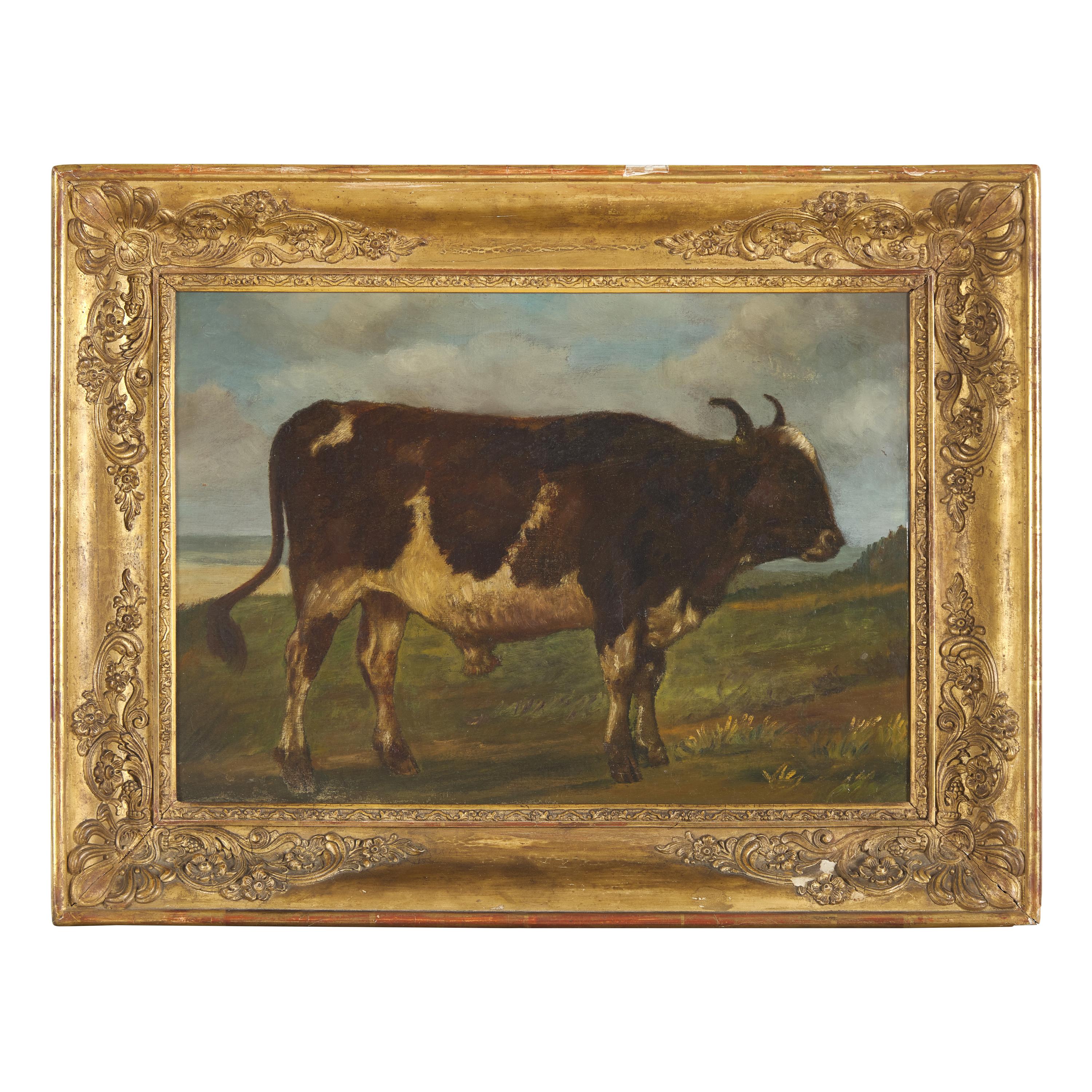 European School, 19th Century — Cow