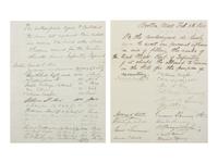 [CIVIL WAR]. War-date documents involving the 2nd Massachusetts Infantry.