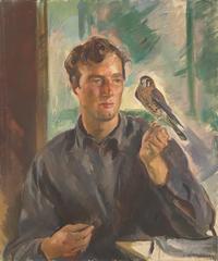 Two Works: Portrait of James A. Waller; together with Boy with Hawk (2)