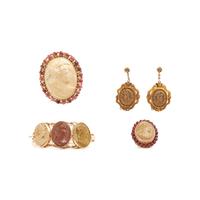 LAVA CAMEO JEWELRY SUITE
