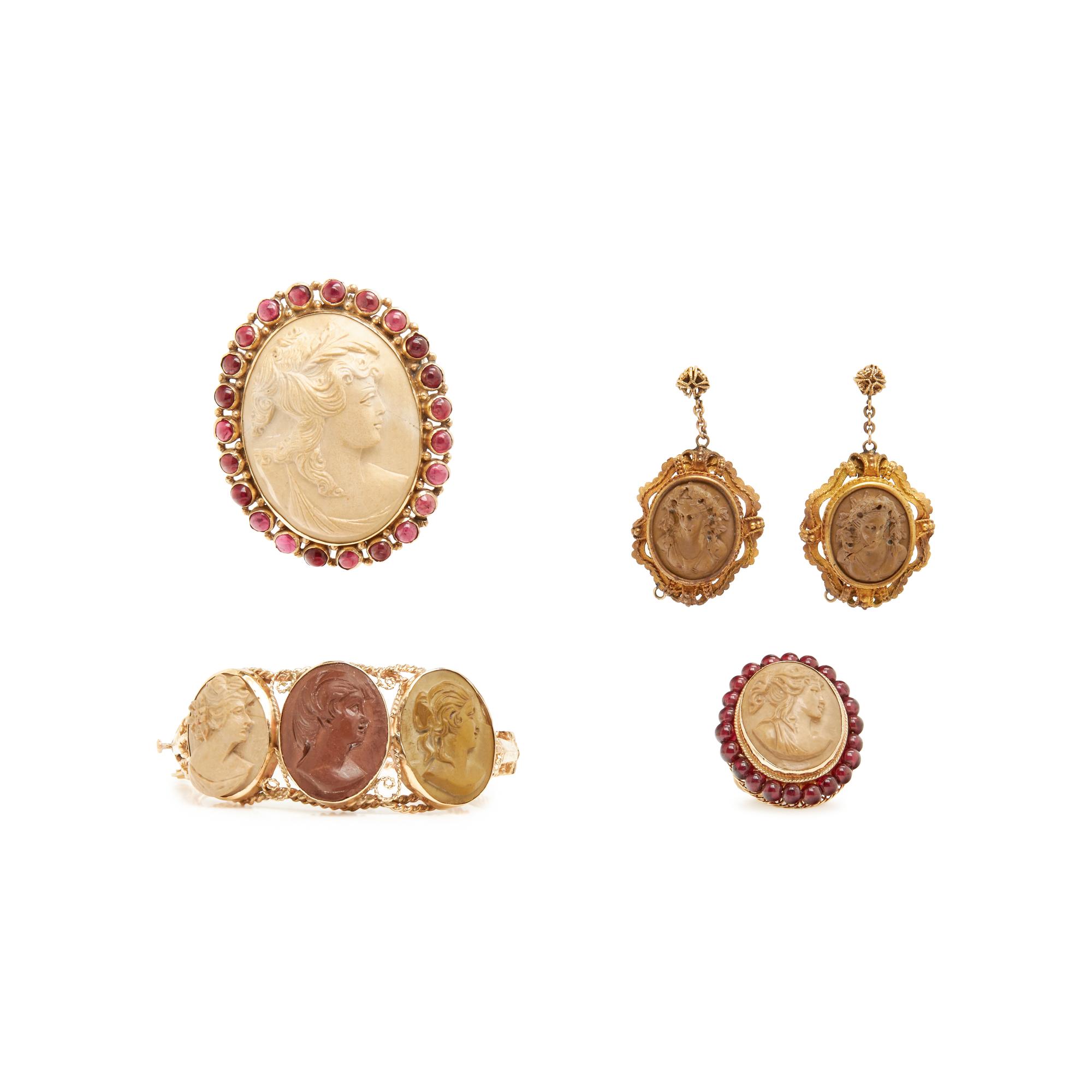 LAVA CAMEO JEWELRY SUITE