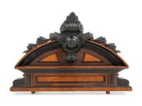 A Victorian Parcel Ebonized Crest Board