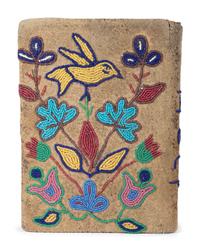 Lakota Prayer Book, with Beaded Hide Cover