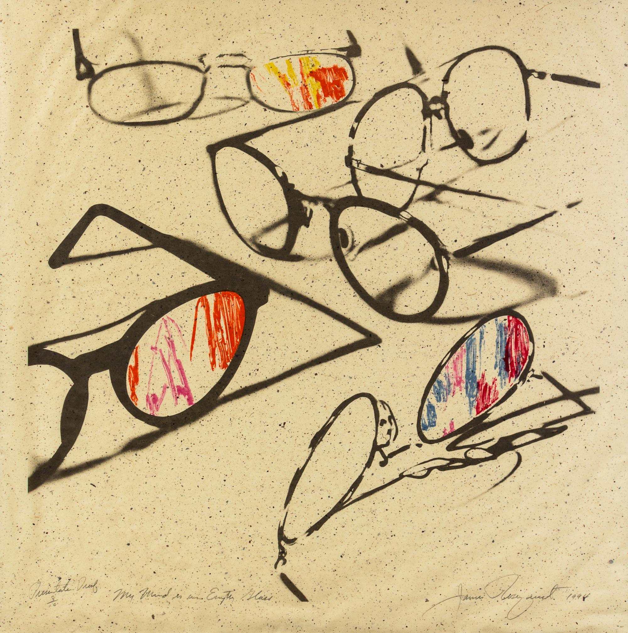 James Rosenquist, (American, b. 1933), My Mind is an Empty Glass, 1994