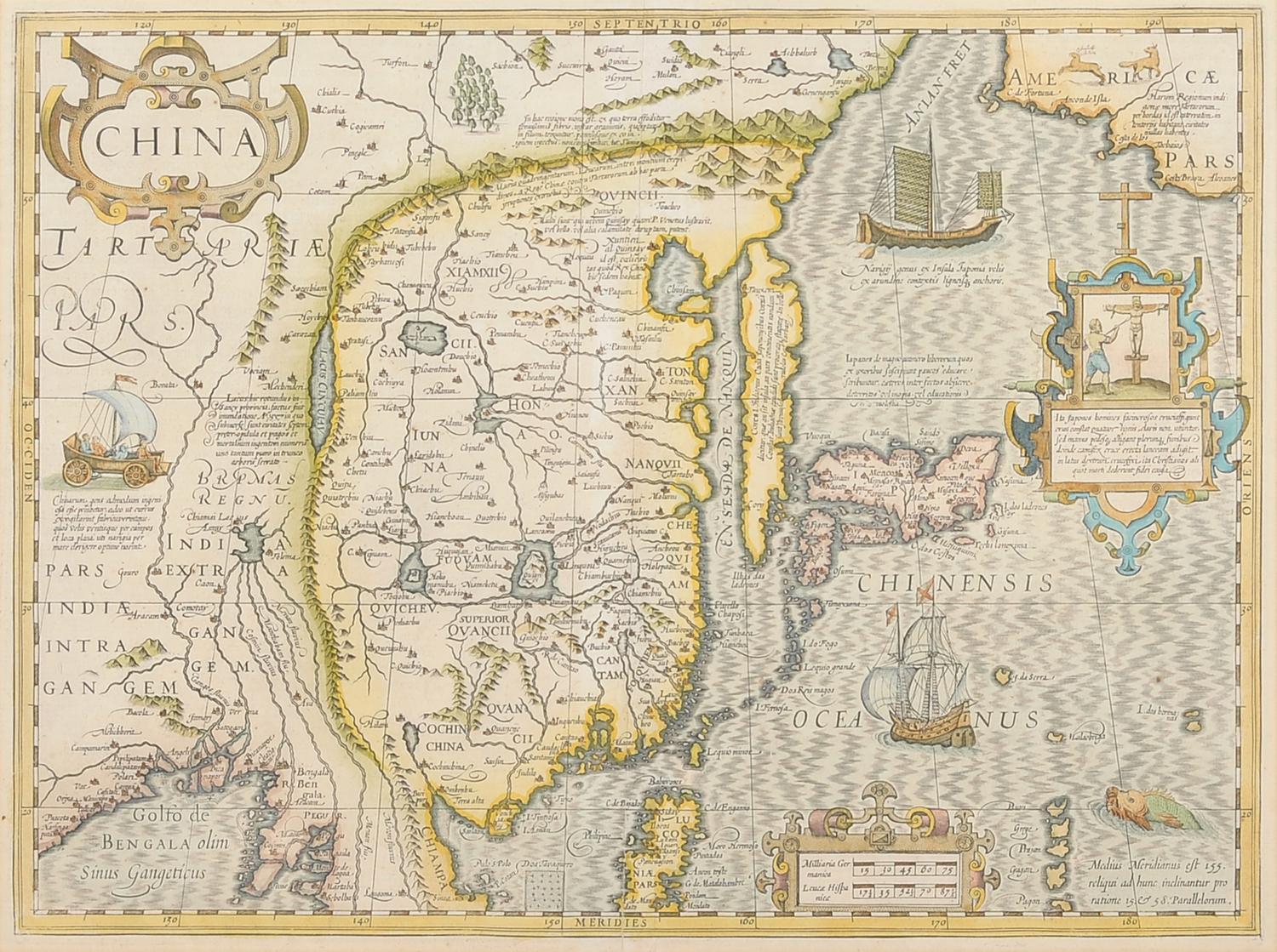 [CHINA] -- HONDIUS, Jodocus (1563-1611). China . [Amsterdam, 1606 or later].