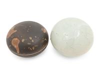 Two Covered Bowls