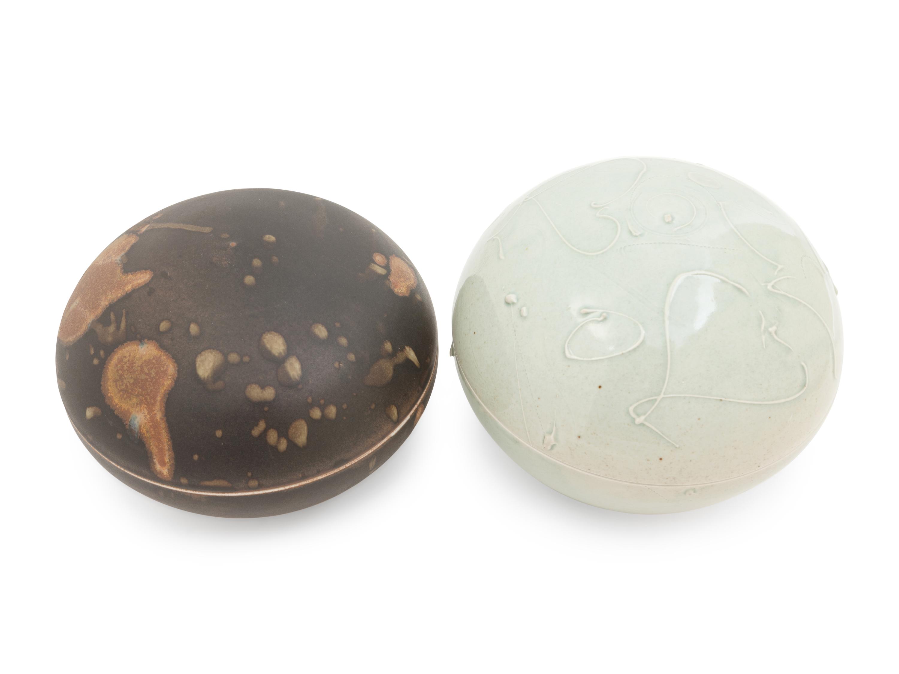 Two Covered Bowls