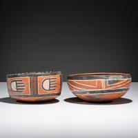 Ancestral Pueblo, Four Mile Polychrome Pottery Bowls