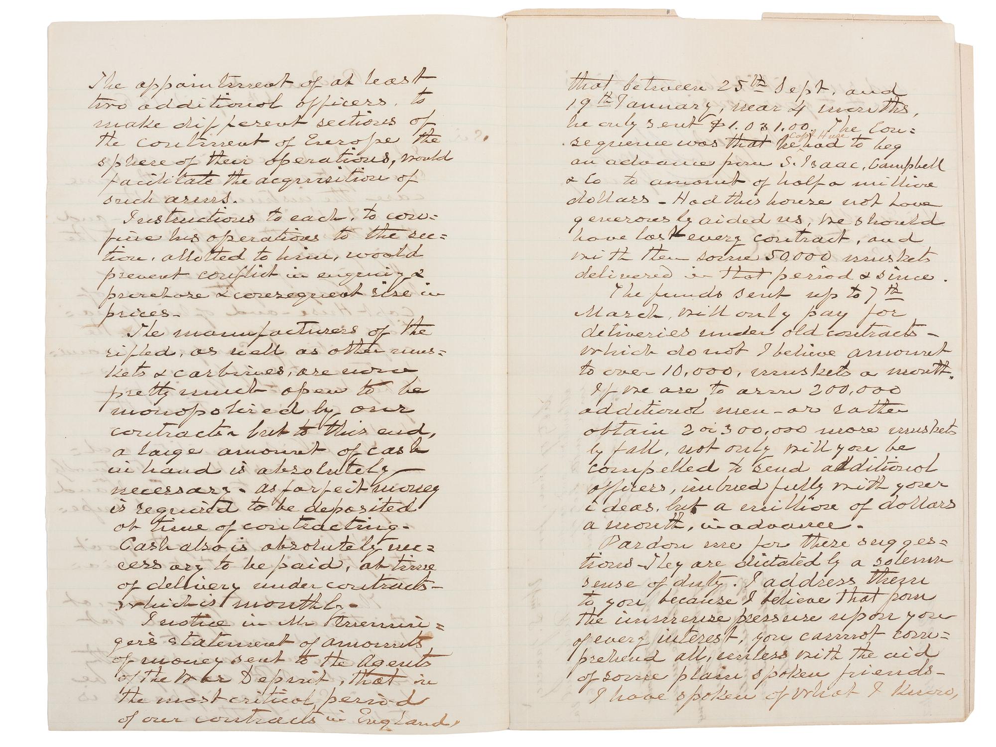 [CIVIL WAR]. YANCEY, William Lowndes (1814-1863). Leader of the Southern "Fire-Eaters." Autograph letter signed ("W.L. Yancey"), to Confederate President Jefferson Davis. Richmond, [VA], 6 April 1862. ENDORSED AND INITIALED BY DAVIS.