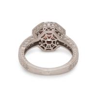ZIRCON AND DIAMOND RING