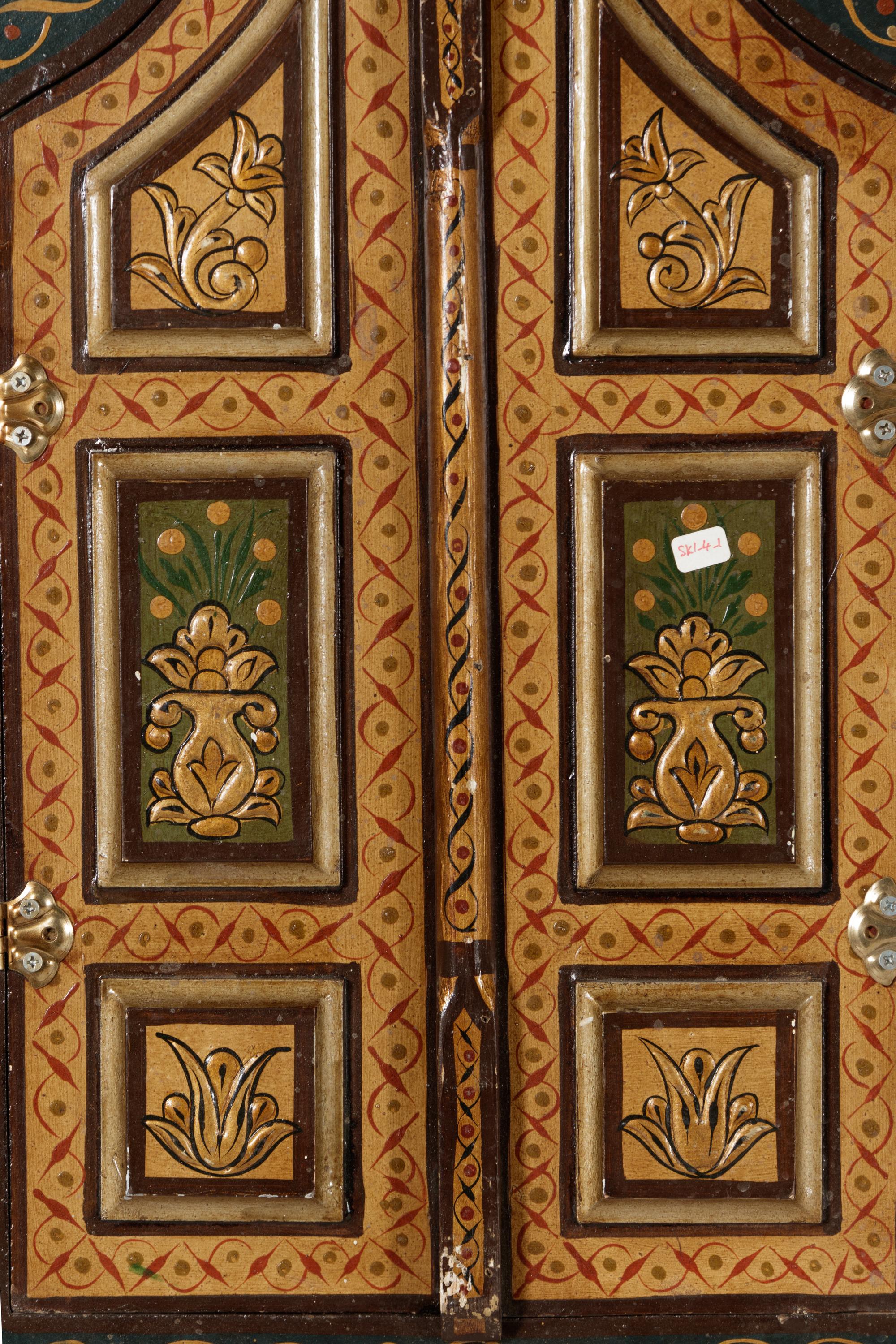 Four Carved and Polychrome-Decorated Doorways