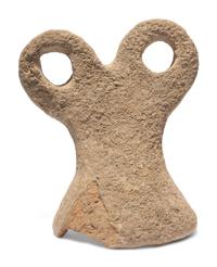 A Syrian Terracotta Spectacle Idol