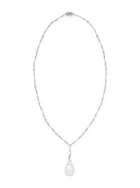 EDWARDIAN, PLATINUM, DIAMOND, AND SOUTH SEA CULTURED PEARL NECKLACE