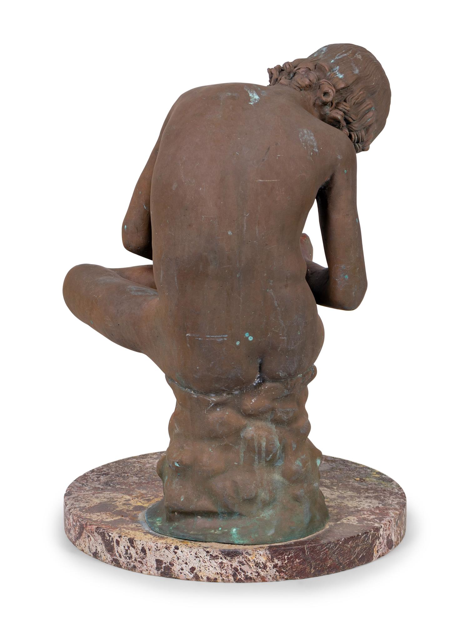 A Continental Bronze Figure of Spinario After the Antique — 19TH/20TH CENTURY