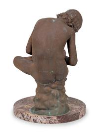 A Continental Bronze Figure of Spinario After the Antique — 19TH/20TH CENTURY