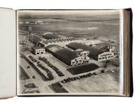 [AVIATION]. SMITH, Edgar B. (1896-1966), photographer. Rare photographic salesman aviation album documenting various airplanes and their construction at the plant of the Travel Air Manufacturing Company of Wichita, Kansas. Ca 1929.