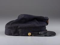 [CIVIL WAR]. 4th Rhode Island Infantry kepi identified to Captain Martin Page Buffum, POW at Petersburg. [ With :] ALLEN, George H. Forty-Six Months with the Fourth R.I. Volunteers.