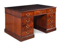 A George III Mahogany Partners' Desk