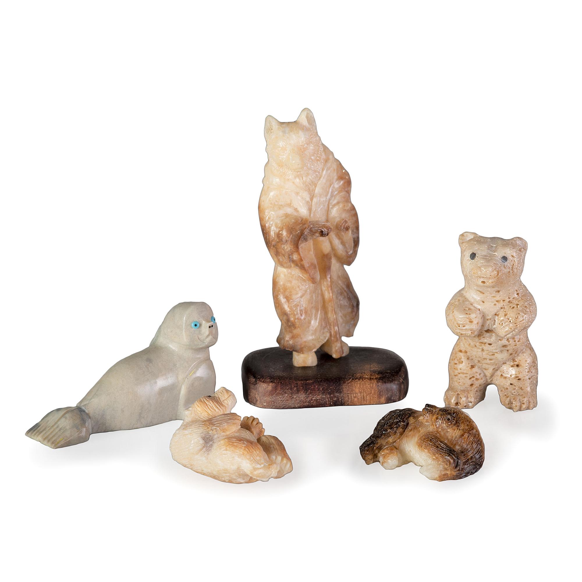 A Collection of Decorative Vases, Baskets and Figurines