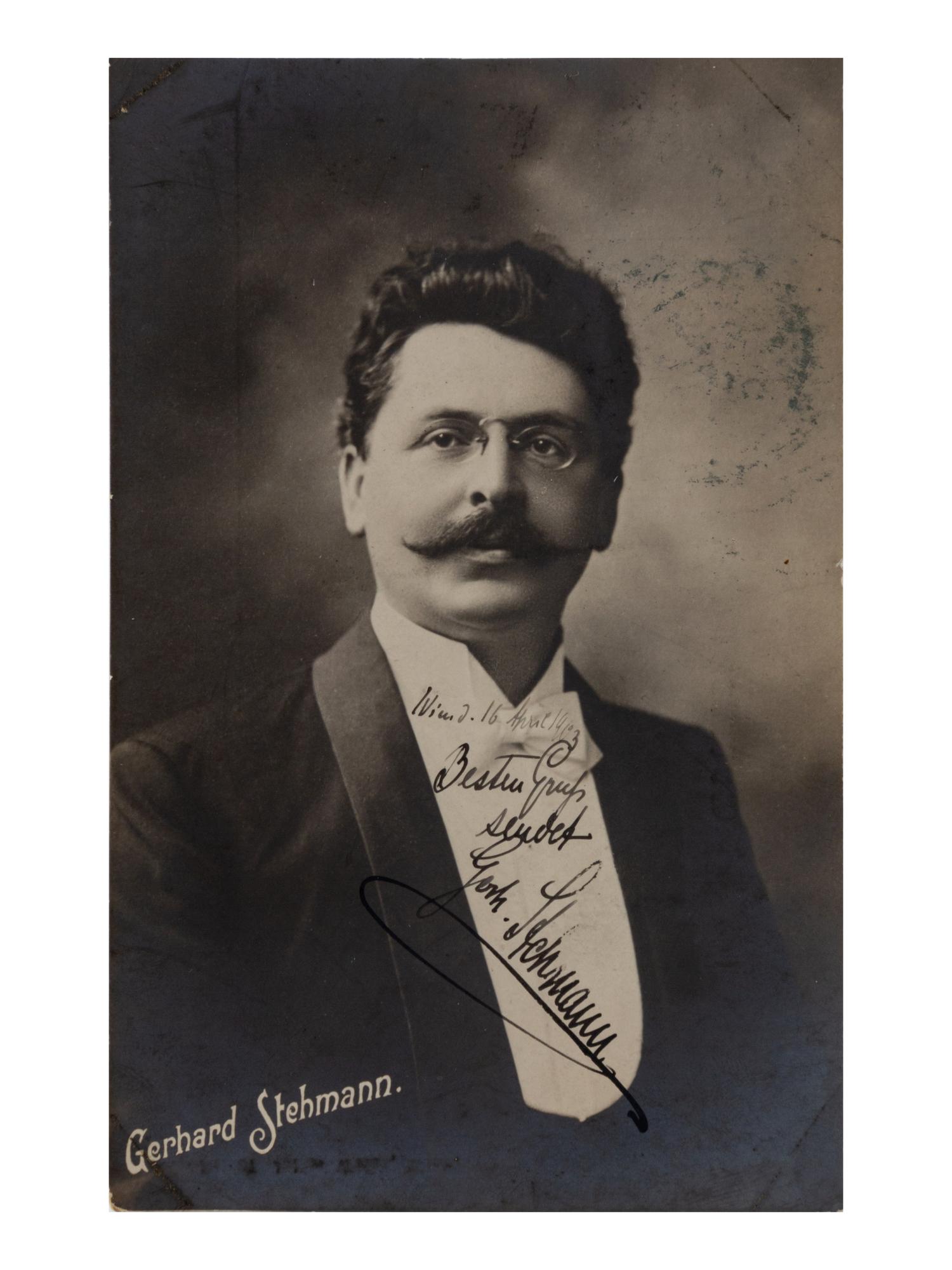 [20TH-CENTURY OPERA SINGERS]. A group of 5 signed photographs of opera singers from the 1900s, comprising images of: