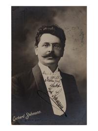 [20TH-CENTURY OPERA SINGERS]. A group of 5 signed photographs of opera singers from the 1900s, comprising images of: