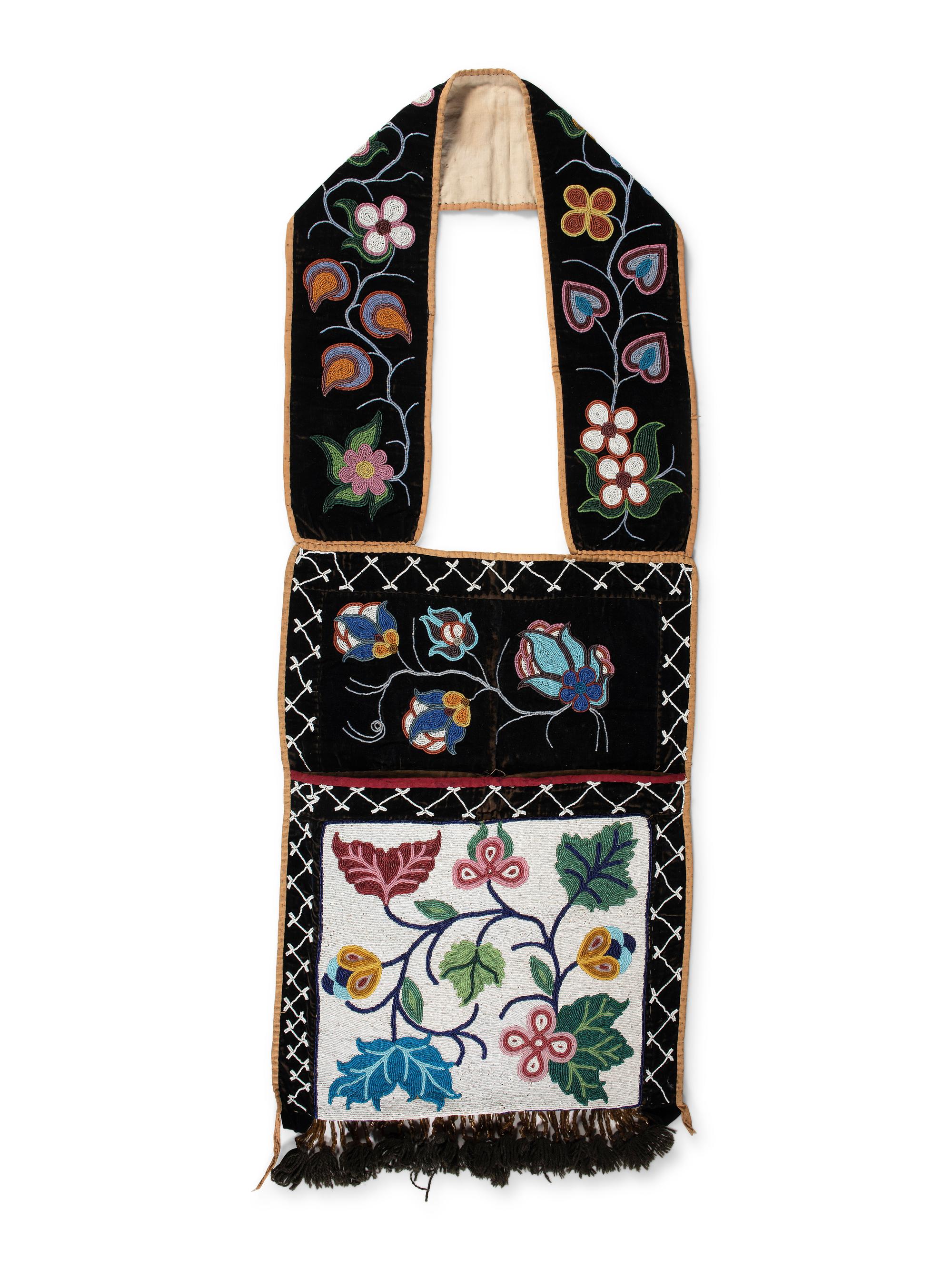 Anishinaabe Beaded Bandolier Bag