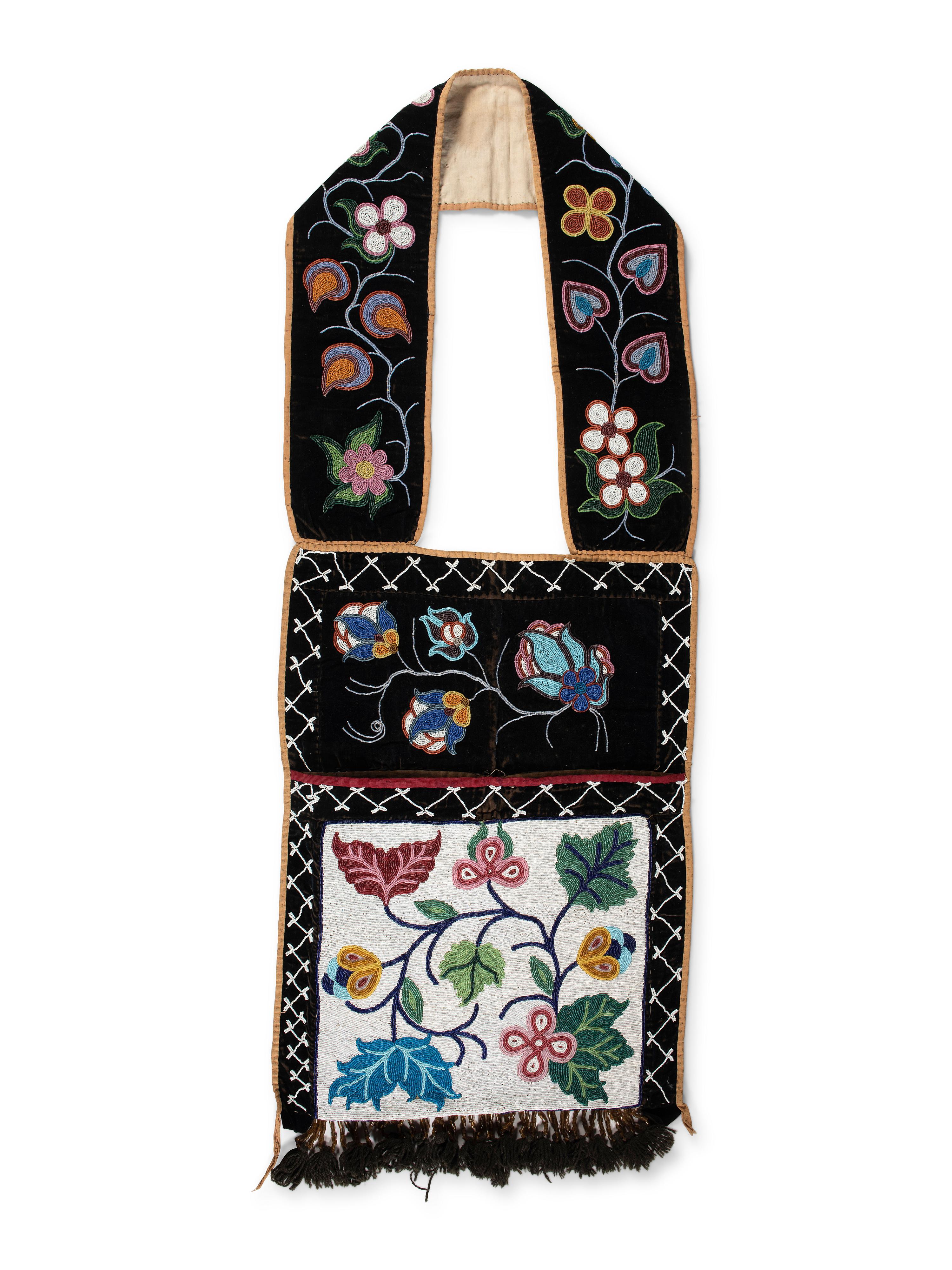 Anishinaabe Beaded Bandolier Bag