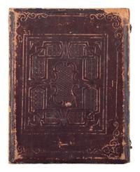 [EARLY PHOTOGRAPHY]. A group of 3 half plate daguerreotypes of large groups, incl. identified family of 5 from Maine.