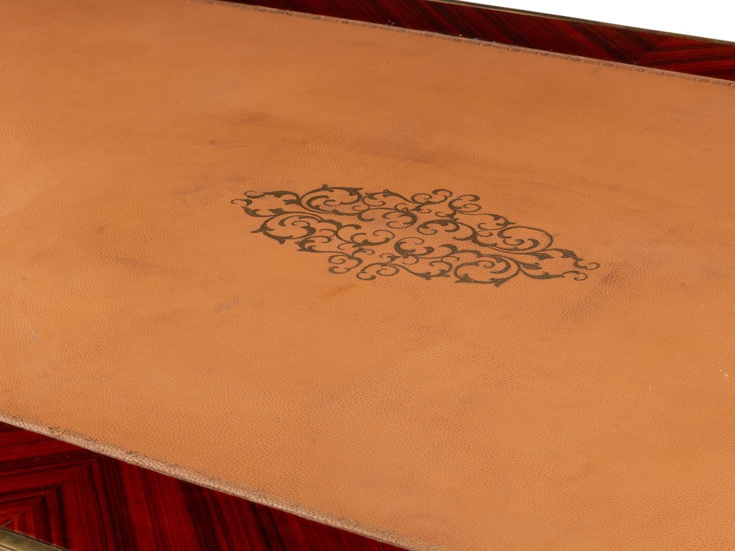A Louis XV Style Gilt Bronze Mounted Bureau Plat