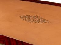 A Louis XV Style Gilt Bronze Mounted Bureau Plat