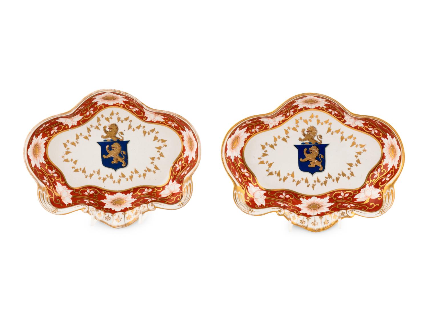 Two Chamberlain's Worcester Serving Dishes