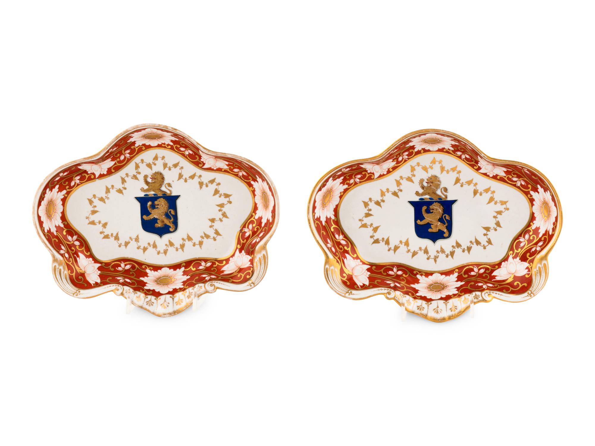 Two Chamberlain's Worcester Serving Dishes