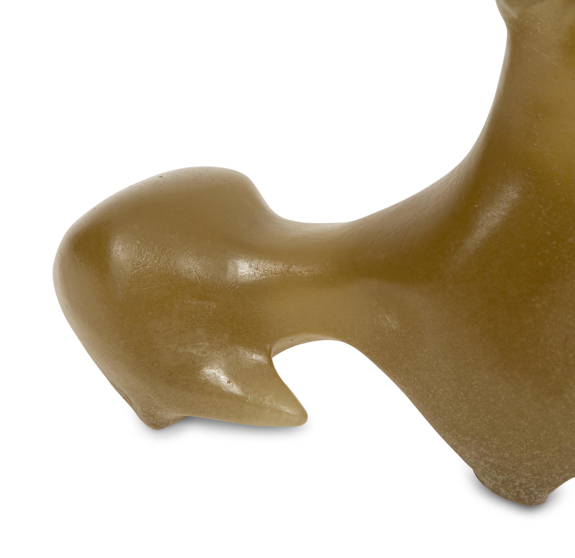 A Daum Pâte de Verre Taureau Sculpture