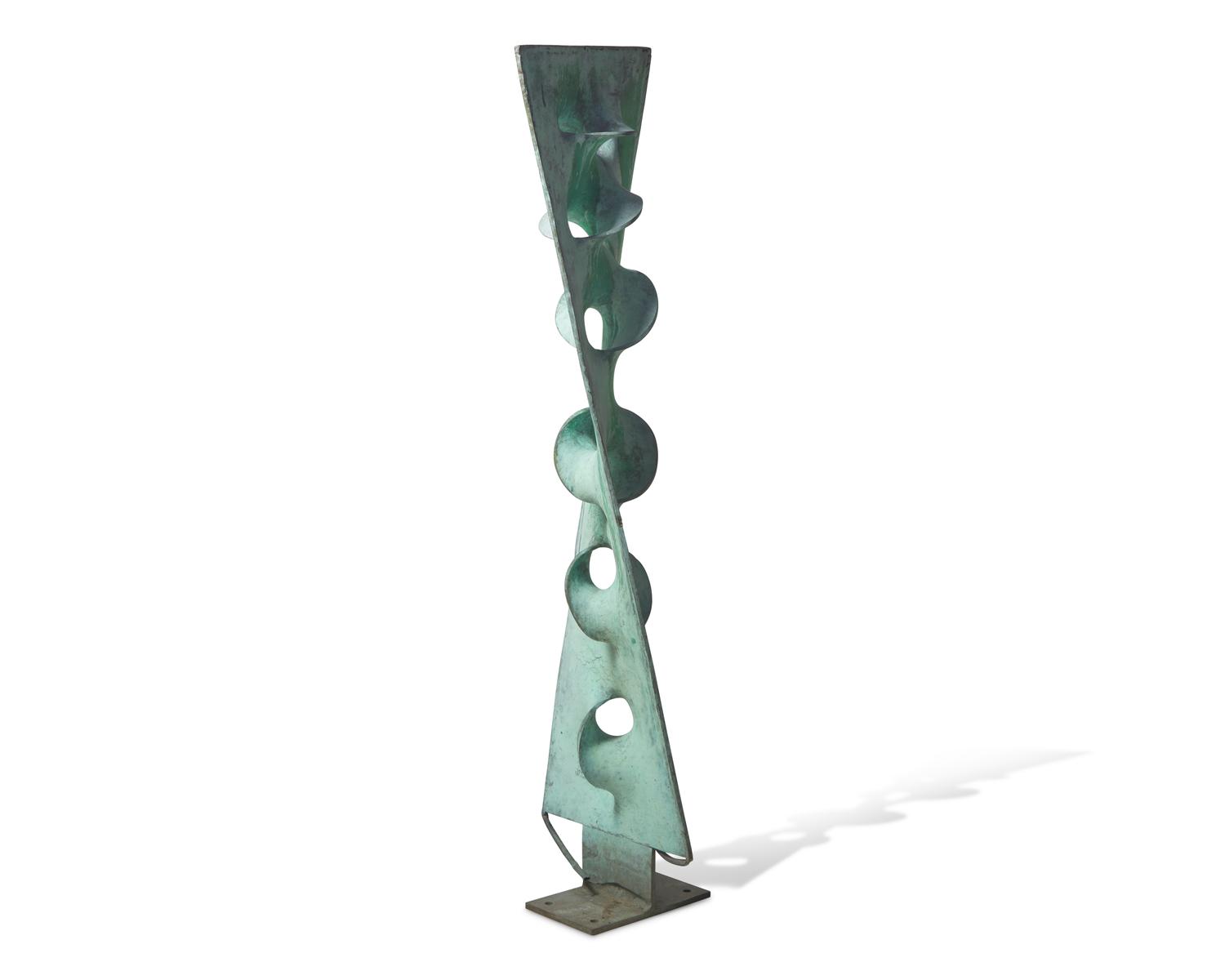 Vertical Fountain Panel (helical apertures)