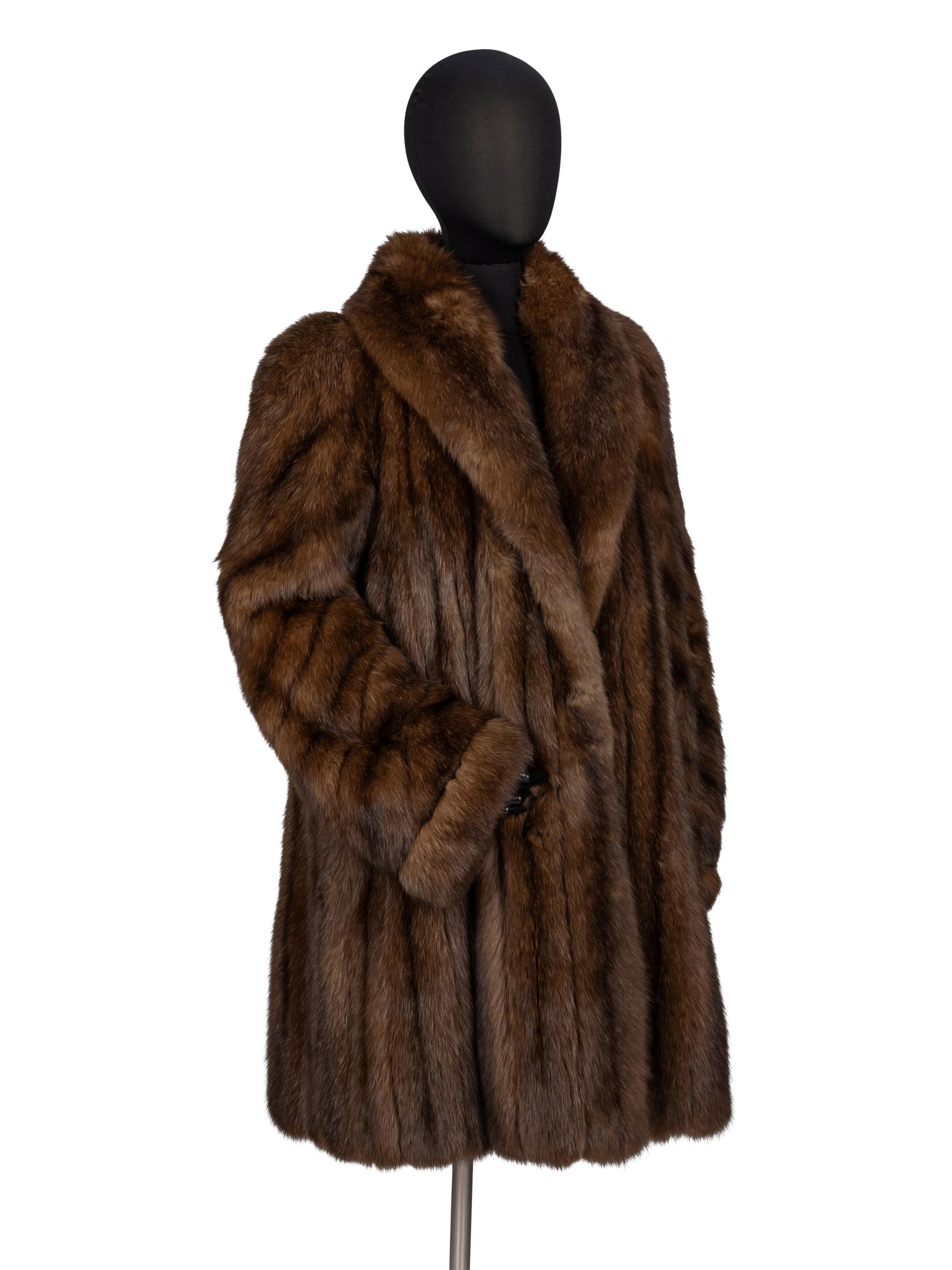 A Russian Sable Fur Coat