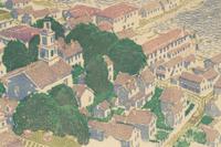 Provincetown , 1917 (with original wood block)