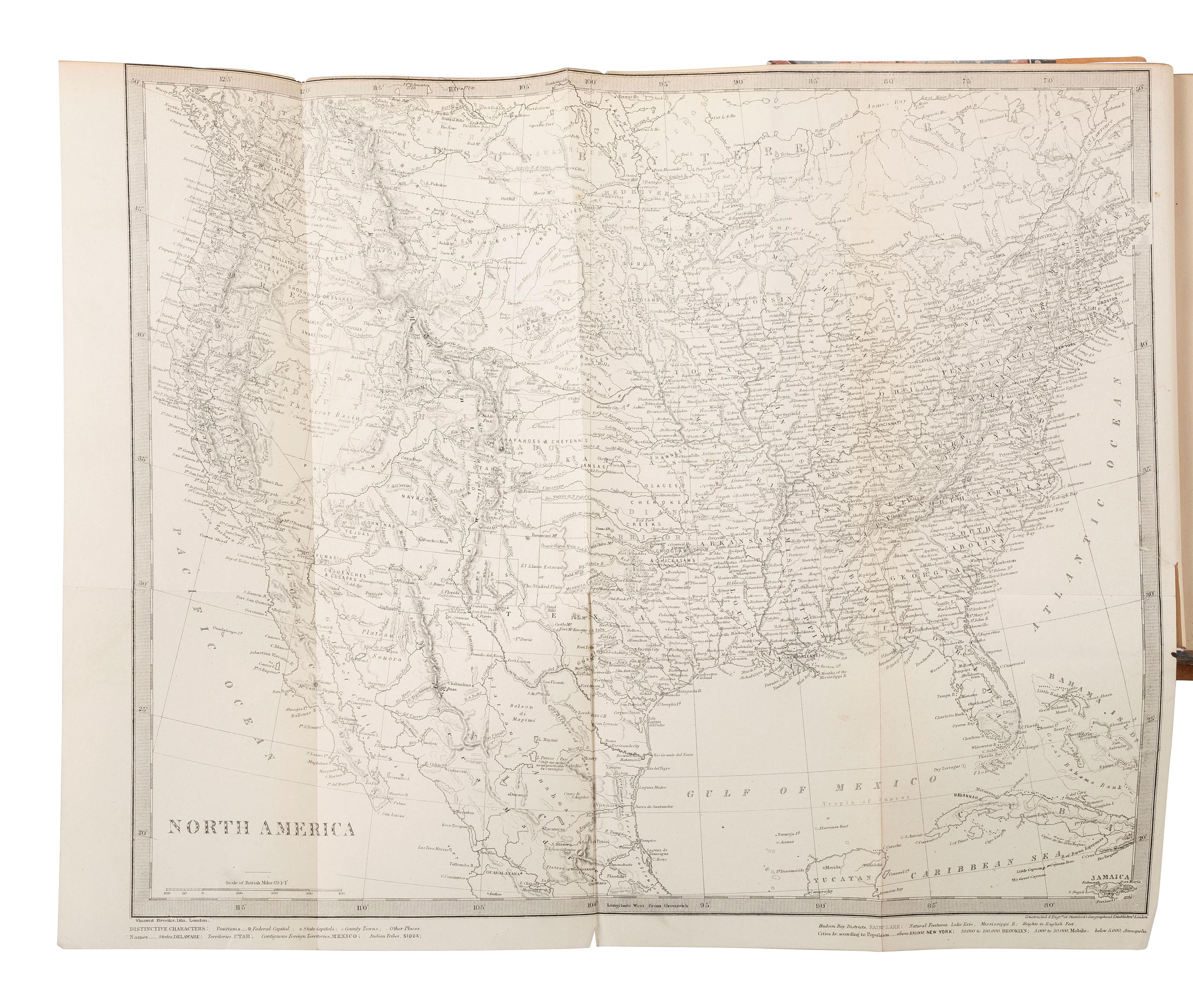 America in Literature & the Arts TROLLOPE, Anthony (1815-1892). North America. London: Chapman and Hall, 1862.