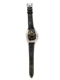 FRANCK MULLER, STAINLESS STEEL LIMITED EDITION REF. 8055 CC 'SOLEIL' CHRONOGRAPH WRISTWATCH